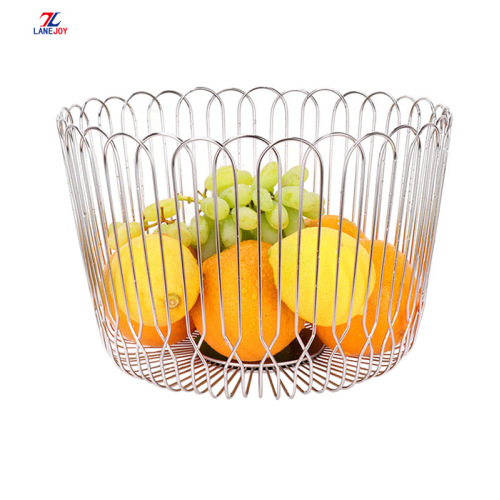 Stainless Steel wire Storage Basket Fruit for kitchen