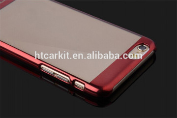 For iPhone 6 Fashion PC Clear Chrome Matte Hard Phone Case