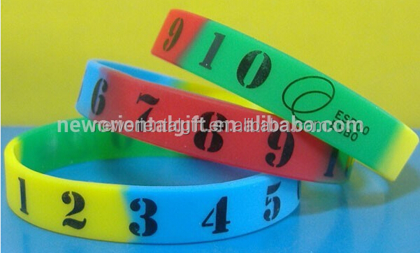 Love Animal Silicone Wristbands/Swirl Color Silicone Wristbands