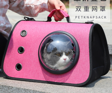 space window pet backpack