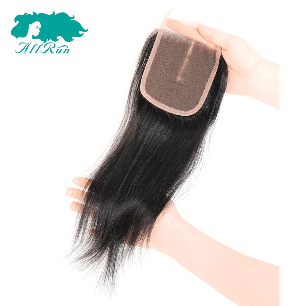 cheap brazilian 4*4 human straight hair bundles with closure weaving