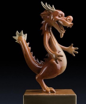 bronze dragon art sculpture