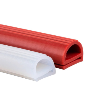 flexible silicone rubber e-shaped sealing strip