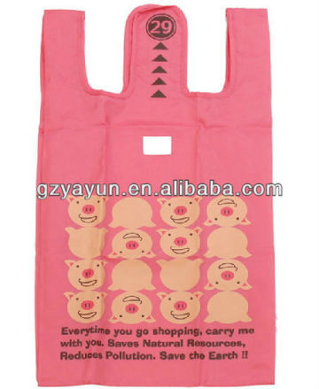 2016new style nylon bag,nylon shopping bag,nylon foldable shopping bag