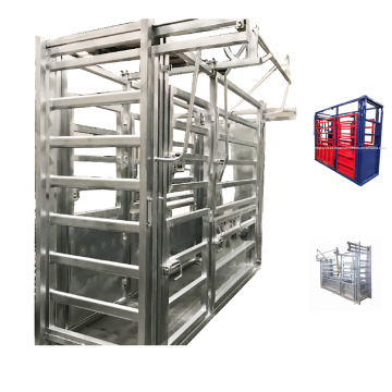 Galvanized Heavy duty cattle crush used feed machine