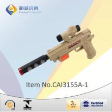 Battery operated gun with flash and sound