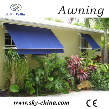 Retractable awning retractable window shade