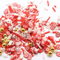 Multi Design 500g Kawaii Christmas Decoration Polymer Clay Slices Diy Art Craft For Slime Filler Xmas Ornament Accessories