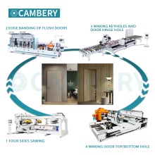 Customizable Woodworking Machine Security Steel Door Production Line