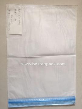 Adhesive Paper And Plastic Envelope With Zipper