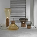 LEDER Vit Contemporary Bordslampa