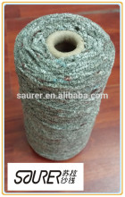 recycle blended chenille yarn for knitting scarf