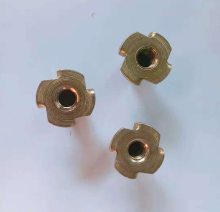 Cold heading Four claws Color zinc plated Nuts