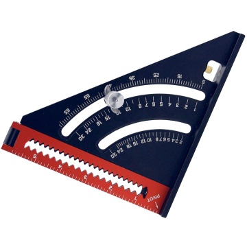 Roktools Speed Square 7 Inch Carpenter Woodworking Metric CNC Machined Aluminum Foldable Multifunction Triangle Square