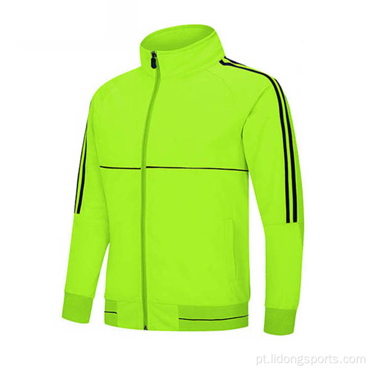 Lidong tracksuit de traje esportivo personalizado Men Gym Jacket