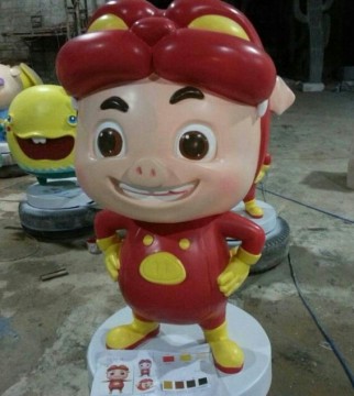 cute cartoon statue,cartoon artwork
