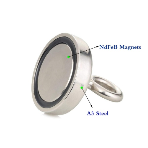 48mm Neodymium fishing magnet assembly hooks