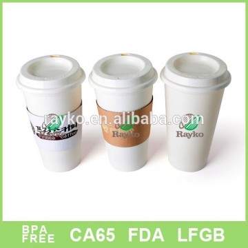 PP plastic single wall coffee mug