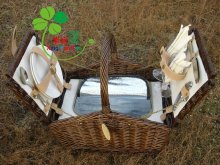willow family picnic basket hamper basket natural wicker handicrafts.
