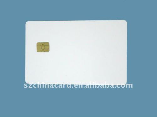 Blank pvc smart card with 256bit chip