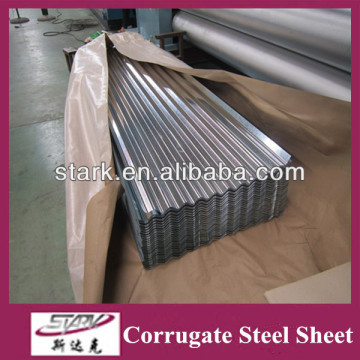 Car showrooms corrugated steel sheet