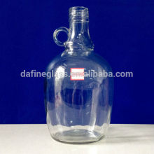 2-3L glass empty vodka bottle wine bottle with small handle wholesale