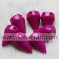 Perle de rivet en plastique opaque avec deux trous pour bracelet, bracelet et collier d&#39;accessoires