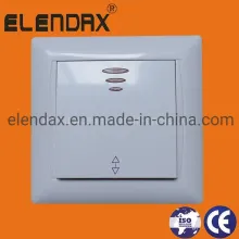 European Flush Mounting Double Light Wall Switch (F6105)