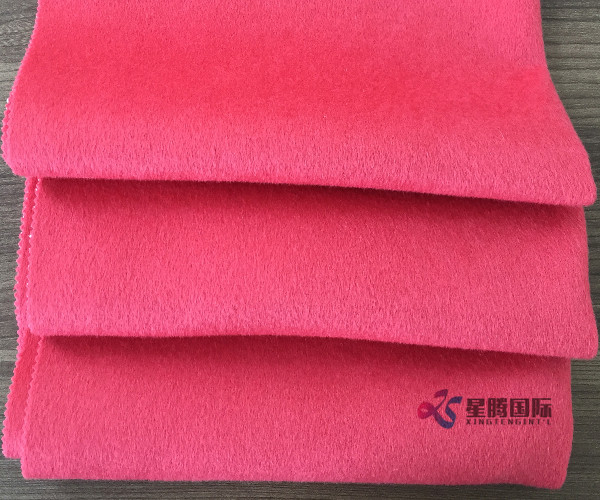 Bright Color Wool Blend Rabbit Hair Fabric