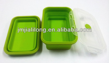 collapsible storage box with lid