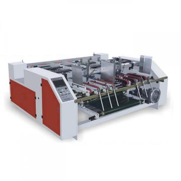 Double sheet carton box folder gluer machine/two pieces joint glue machine