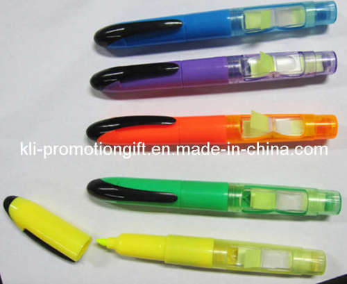 Highlighter Pen With Memo Sticker (KL-851)