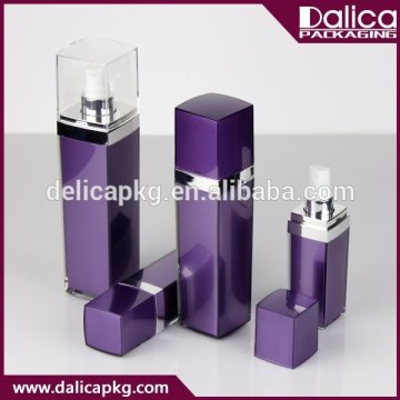 cosmetic square plastic bottle