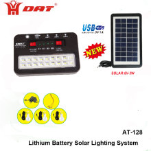 New Model solar power home system portable led rechargeable solar kits lithium battery solar system