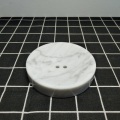 白い大理石の石鹸皿