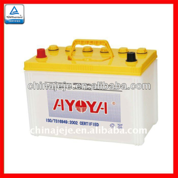 Dry Charged Car Battery 95D31R 12V80AH