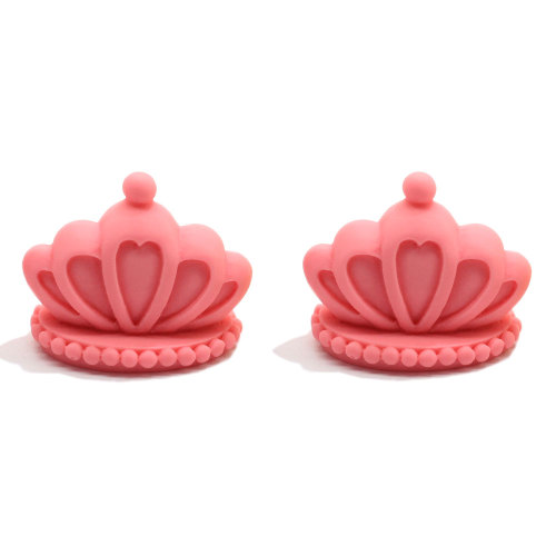 Miniatuur King Crown Resin Cabochons Versieringen Voor Haarelastiekjes Center DIY Telefoon Decoratie Scrapbooking Accessoires