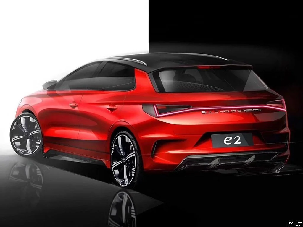 Byd E2 New Energy Automobile 405 Km High Speed Electric Vehicles EV