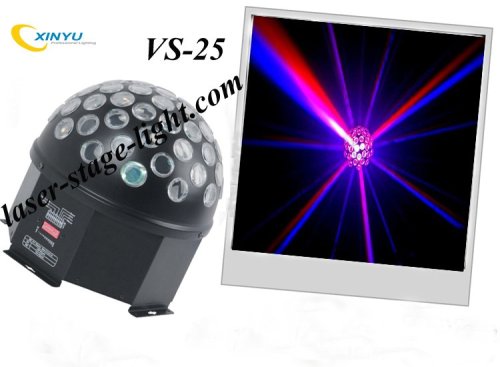 Vs-25 Led Crystal Magic Ball Disco Lights 5w (white) R, G, B 9w Ffects