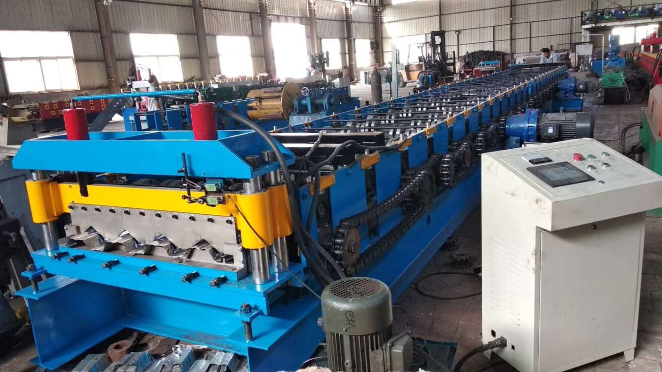 Metal Steel Floor Deck Roll Forming Machine ,Decking Rolling Forming Machine