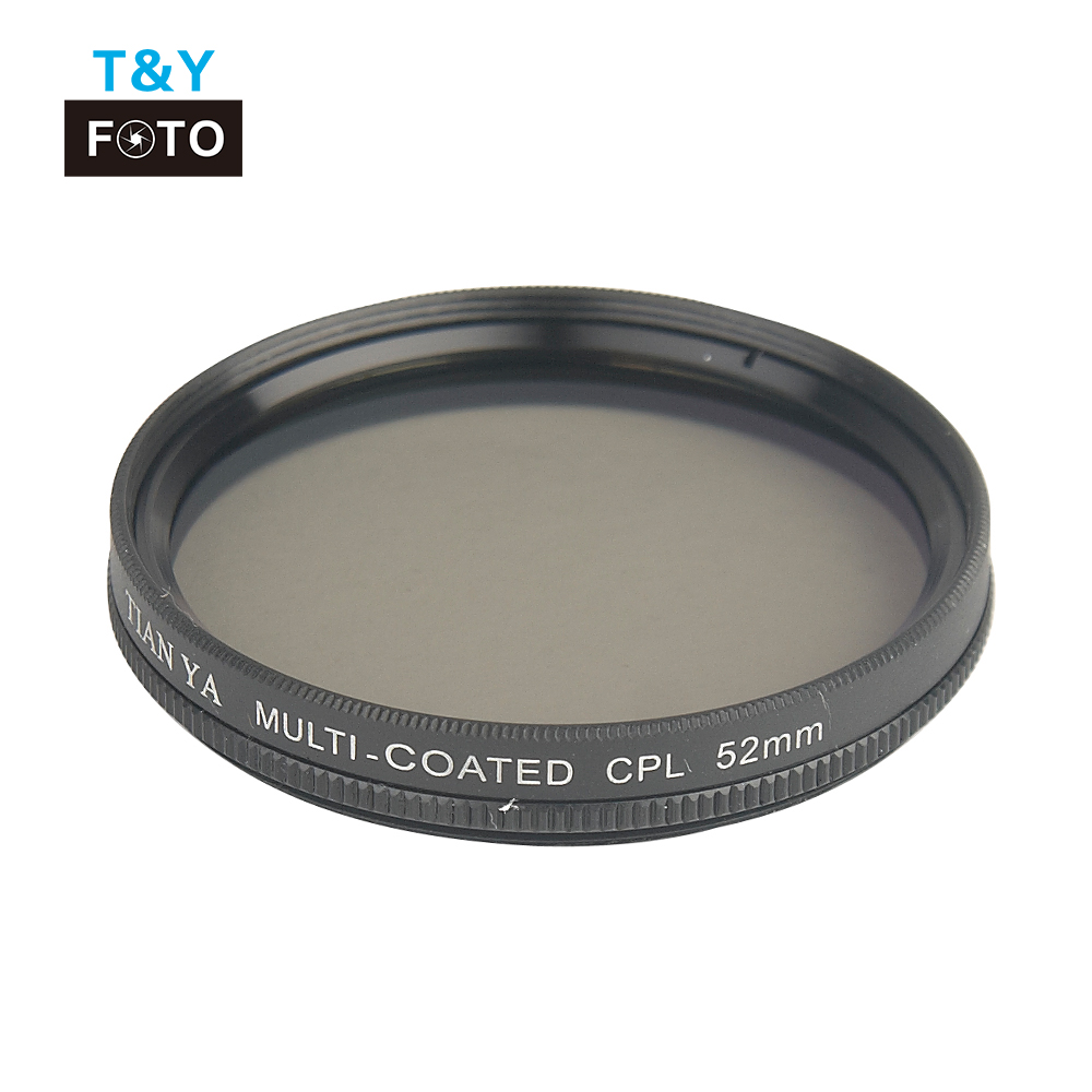 デジタル一眼レフカメラフィルターレンズフィルター用Wtianya58mm MCCPL偏光フィルター