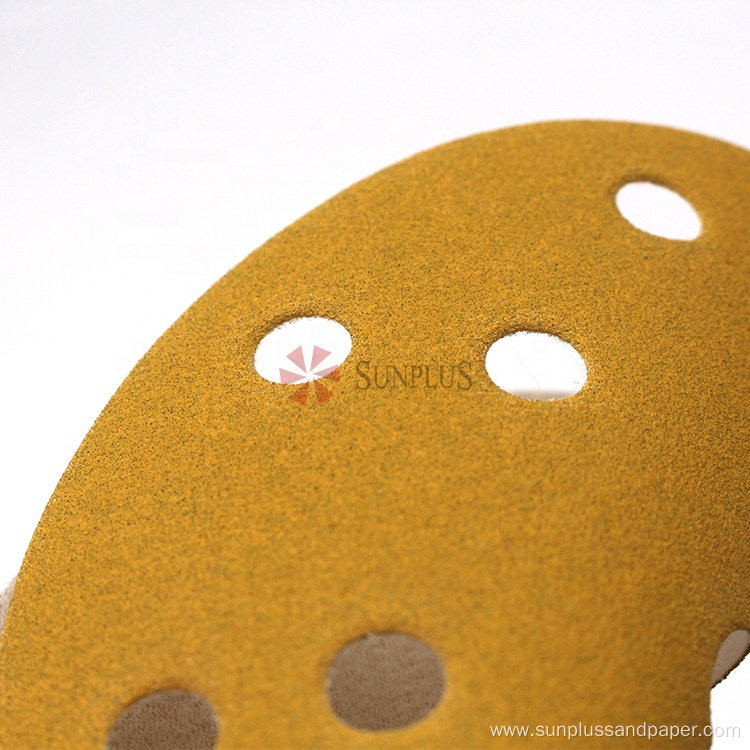 Sandpaper Coated Abrasives Film Discs Gold Paper