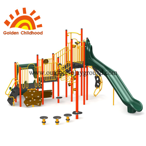 Orange And Green Playground Fit