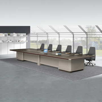 Modern 10-12 Person Executive Meeting Table for Offices