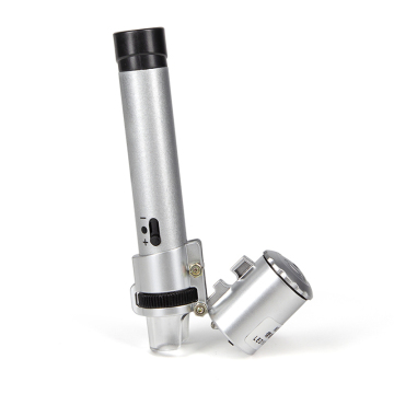 BIJIA Mini Microscope 100x Portable LED Light Microscope