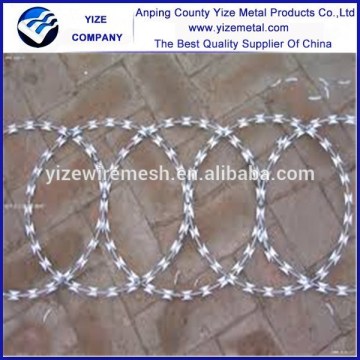 Alibaba China precise construction everlasting Concertina Razor Wire / Galvanized Concertina Razor Wire
