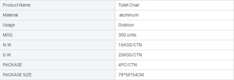 Medical Bathroom Assist Folding Toilet Chair Plastic Toilet Commode Chair Portable Toliet Seat for Patients