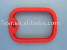 colorful silicone dog ID tags