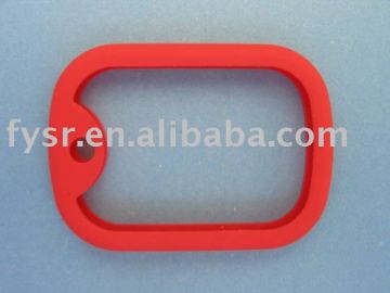 colorful silicone dog ID tags
