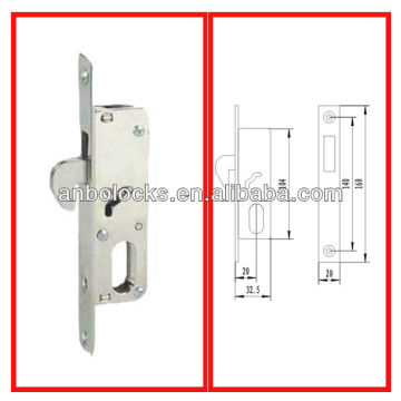 hook bolt mortise lock body